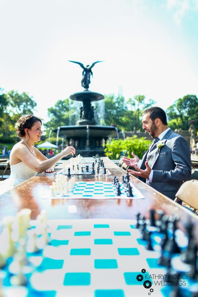 Unique wedding photos Central Park Kat Cooper Wedding