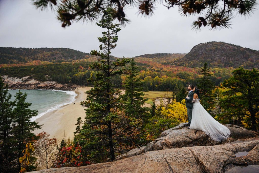 Acadia wedding fall by @KathrynCooperWeddings